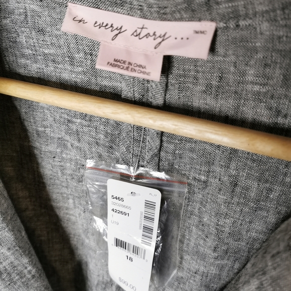 Tailored Linen Blazer - Picture 7 of 7